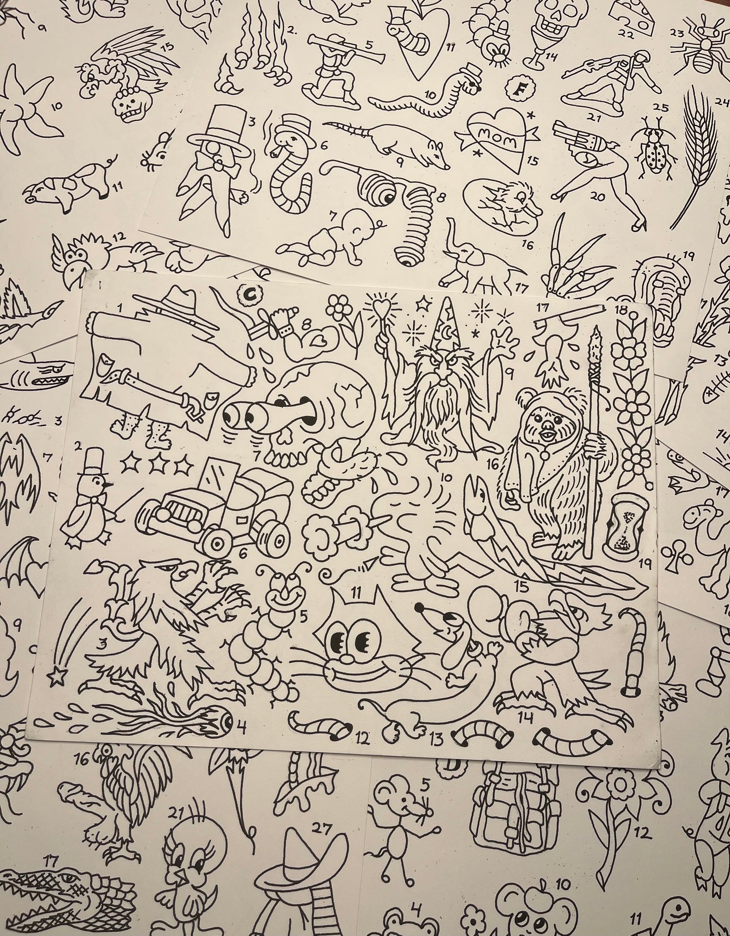 Best “Paint it Yourself” sheets A-H