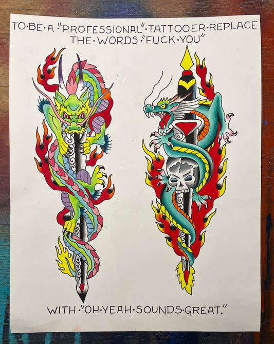 AAA. “Caveman Reminder” Print