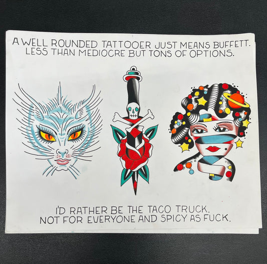 AAA. “Well Rounded” print