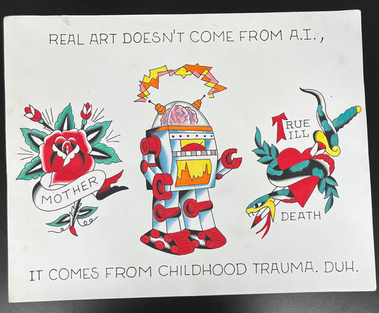 AAA. “Childhood Trauma” print
